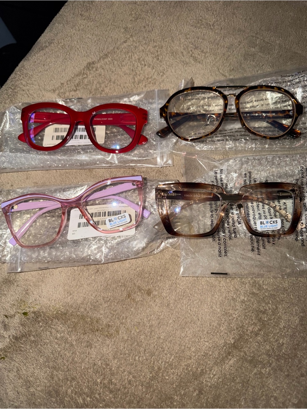 Blue light glasses bundle
